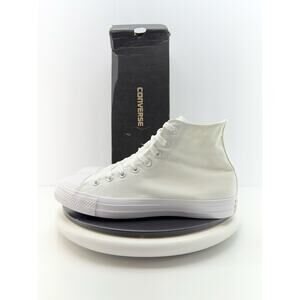 Converse Chuck Taylor All Star Classic High All White Size Mens 9 Womens 11 NEW